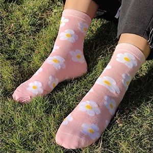Flower Print Socks